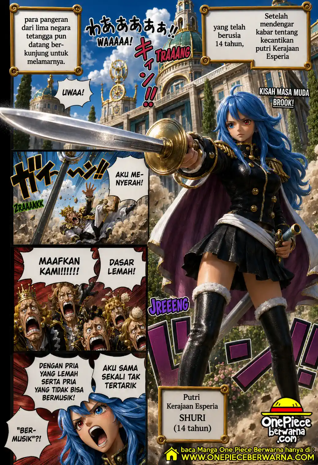 One Piece berwarna 1184 1185 1186 bahasa indonesia